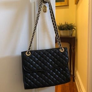 Black quilted Rebecca Minkoff purse!